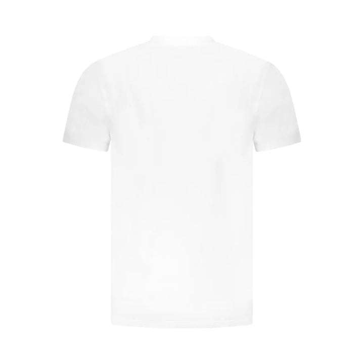 Cavalli Class Bianco Cotton Men T-Shirt