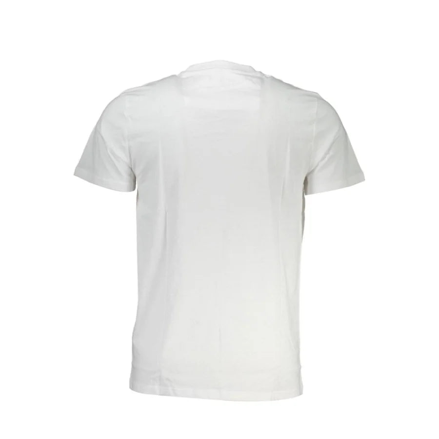 Cavalli Class Bianco Cotton Men T-Shirt