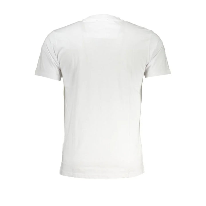 Cavalli Class Bianco Cotton Men T-Shirt