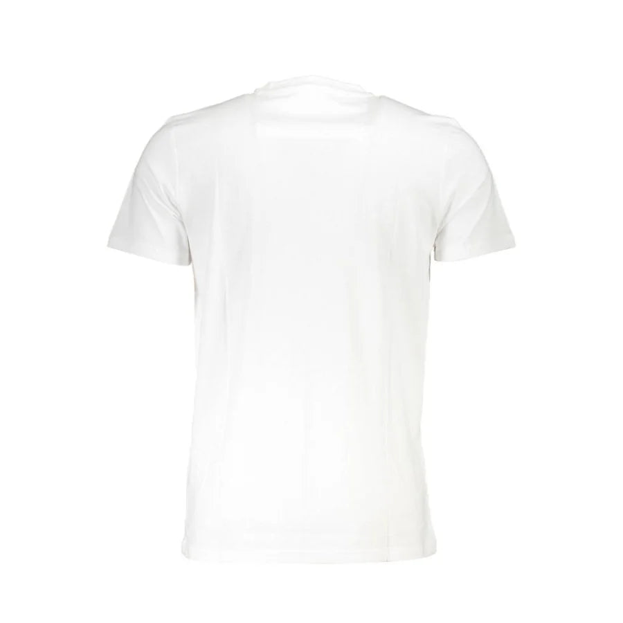 Cavalli Class Bianco Cotton Men T-Shirt