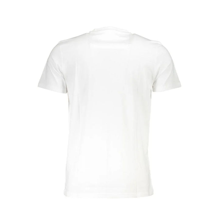 Cavalli Class Bianco Cotton Men T-Shirt