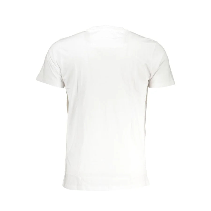 Cavalli Class Bianco Cotton Men T-Shirt