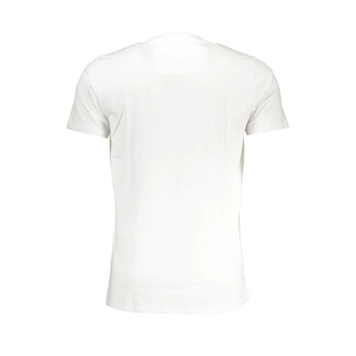 Cavalli Class Bianco Cotton Men’s T-Shirt