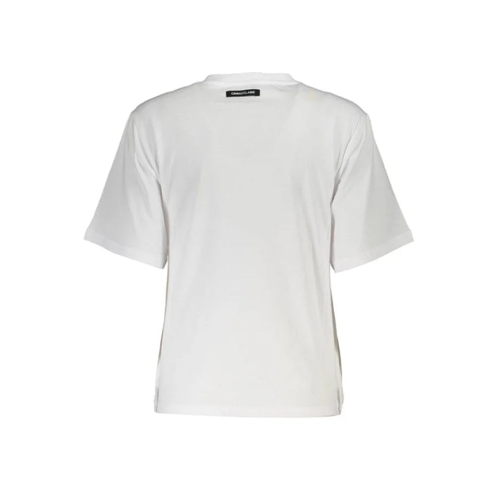 Cavalli Class Bianco Cotton Women T-Shirt