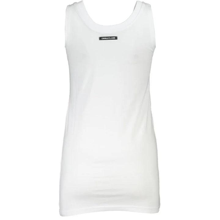 Cavalli Class Bianco Cotton Women T-Shirt