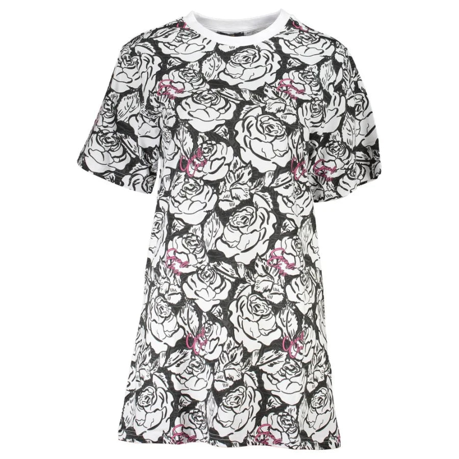 Cavalli Class ’Bianco Cotton Women’s Dress’