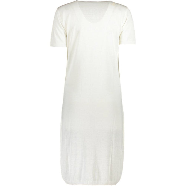 Cavalli Class Bianco Viscosa Women Dress women’s dress
