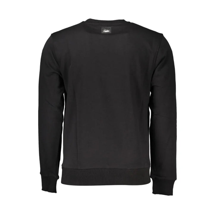 Cavalli Class Black Cotton Men Sweatshirt
