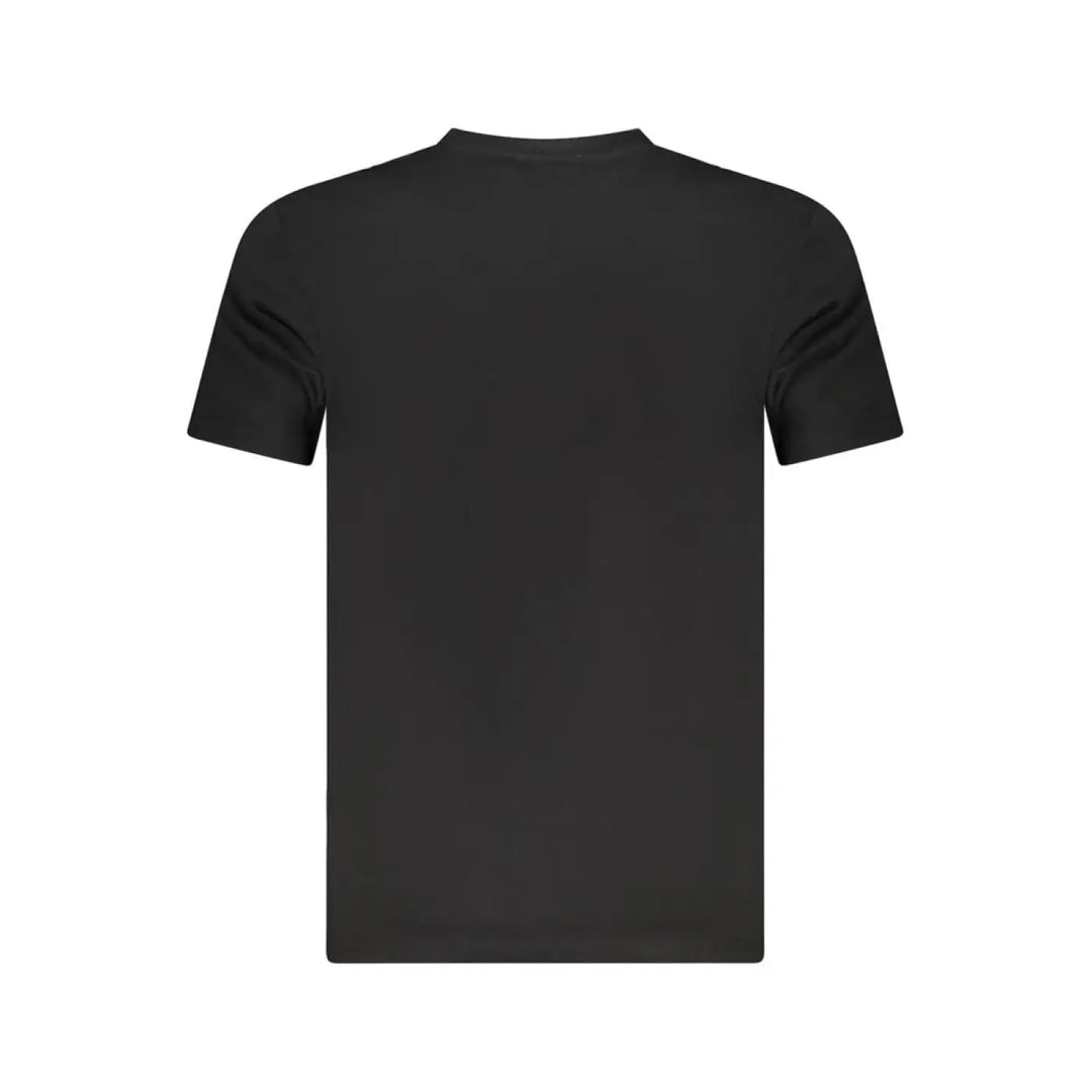 Cavalli Class Black Cotton Men T-Shirt