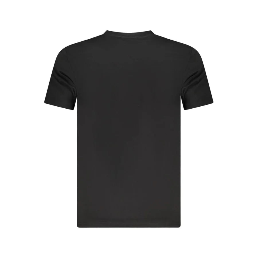 Cavalli Class Black Cotton Men T-Shirt
