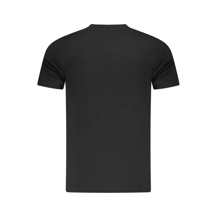 Cavalli Class Black Cotton Men T-Shirt