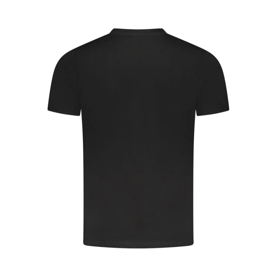 Cavalli Class Black Cotton Men T-Shirt