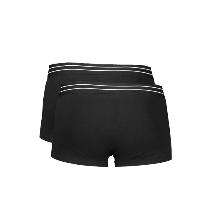 Cavalli Class Black Cotton Men’s Boxer Briefs