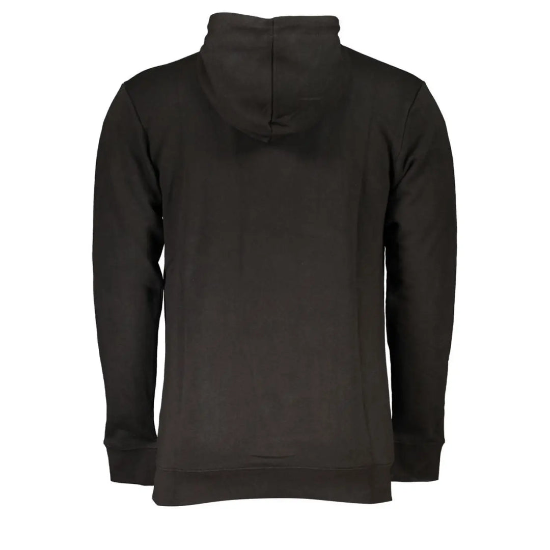 Cavalli Class Black Cotton Men’s Hooded Sweatshirt