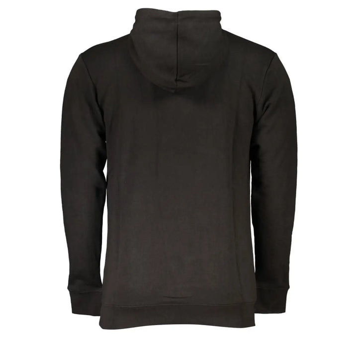 Cavalli Class Black Cotton Men’s Hooded Sweatshirt