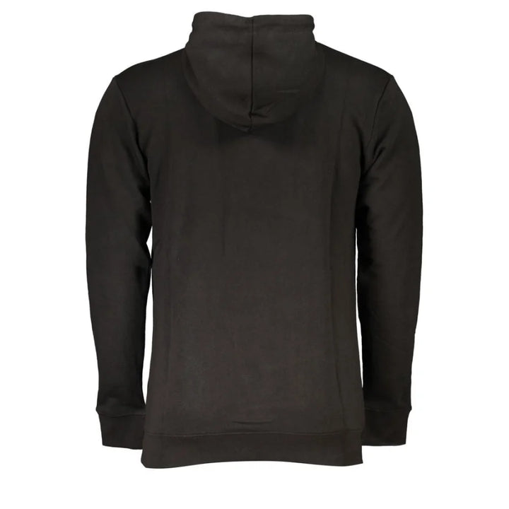 Cavalli Class Black Cotton Men’s Hooded Sweatshirt