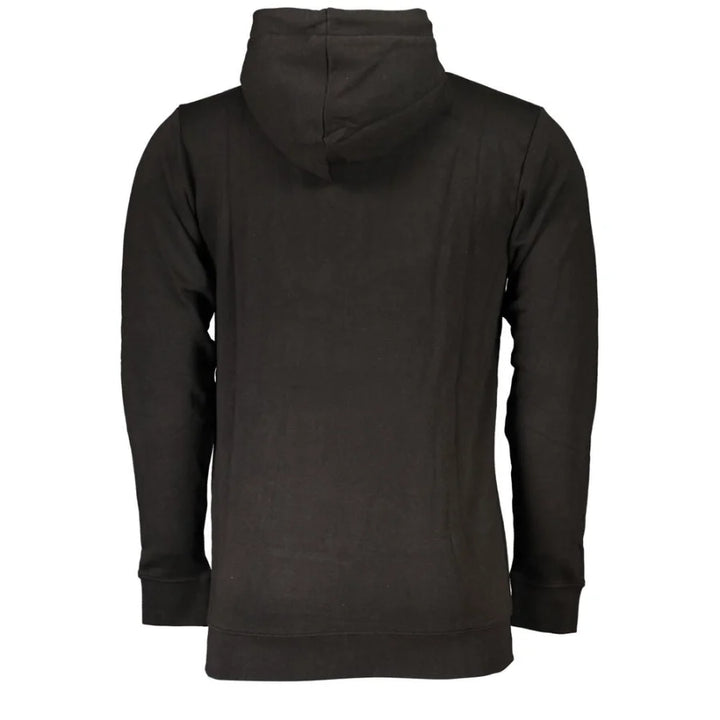 Cavalli Class Black Cotton Men’s Hooded Sweatshirt