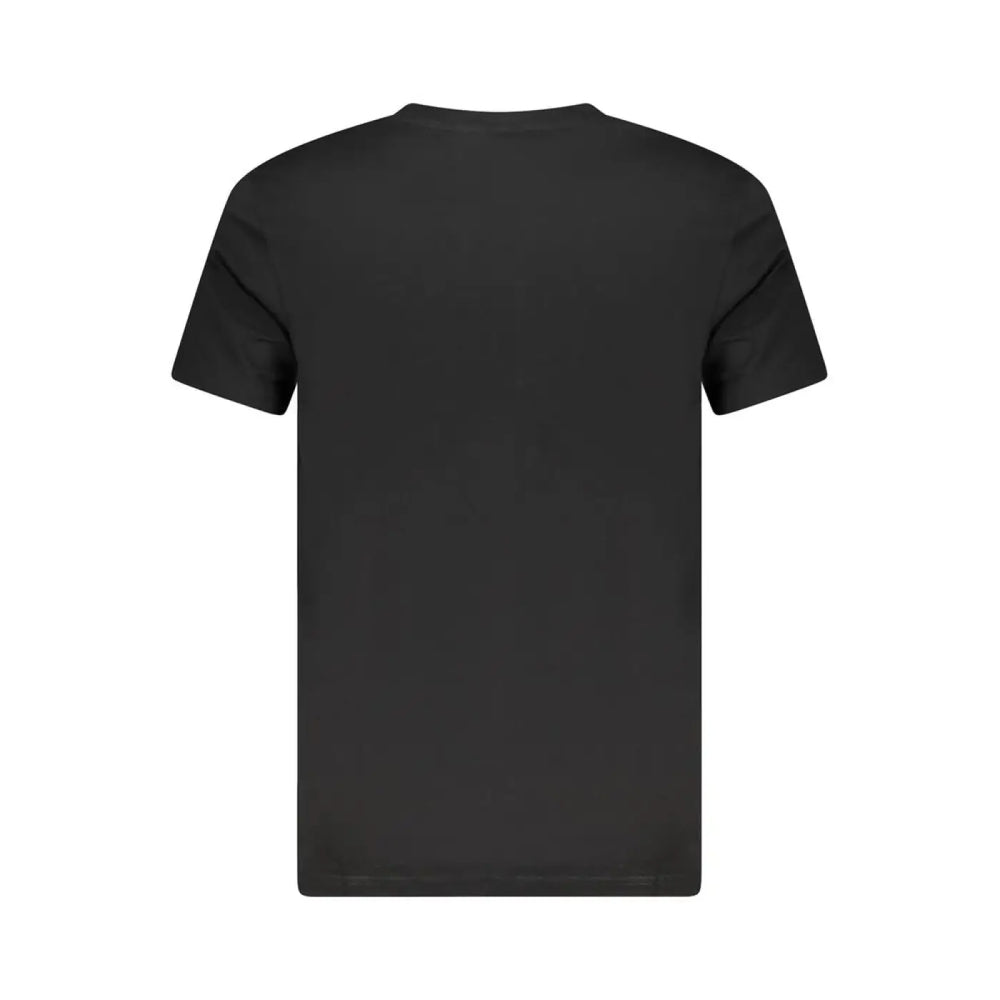 Cavalli Class Black Cotton Men’s T-Shirt
