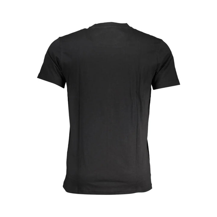 Cavalli Class Black Cotton Men’s T-Shirt
