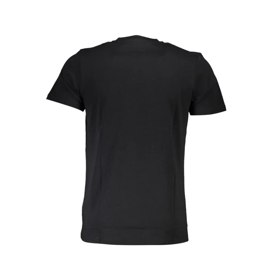 Cavalli Class Black Cotton Men’s T-Shirt