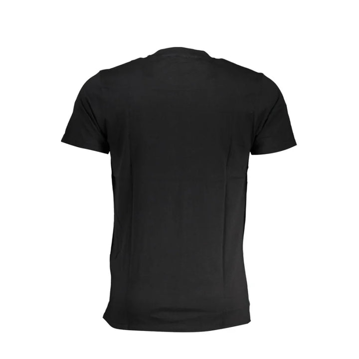 Cavalli Class Black Cotton Men’s T-Shirt