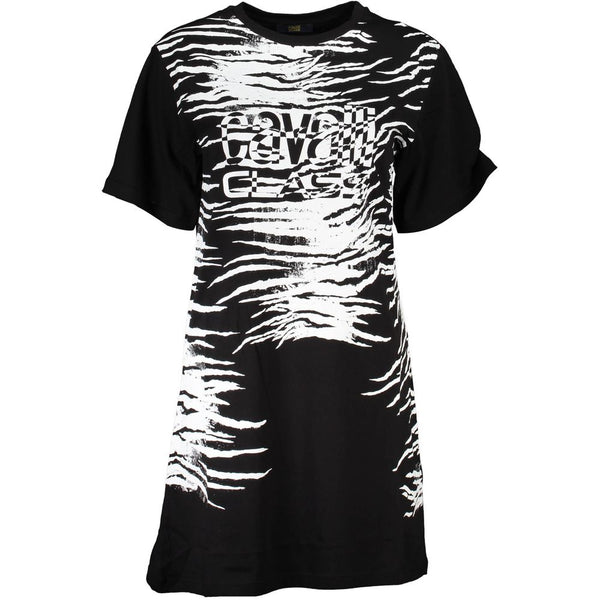 Cavalli Class Black Cotton Women Dress women’s dress