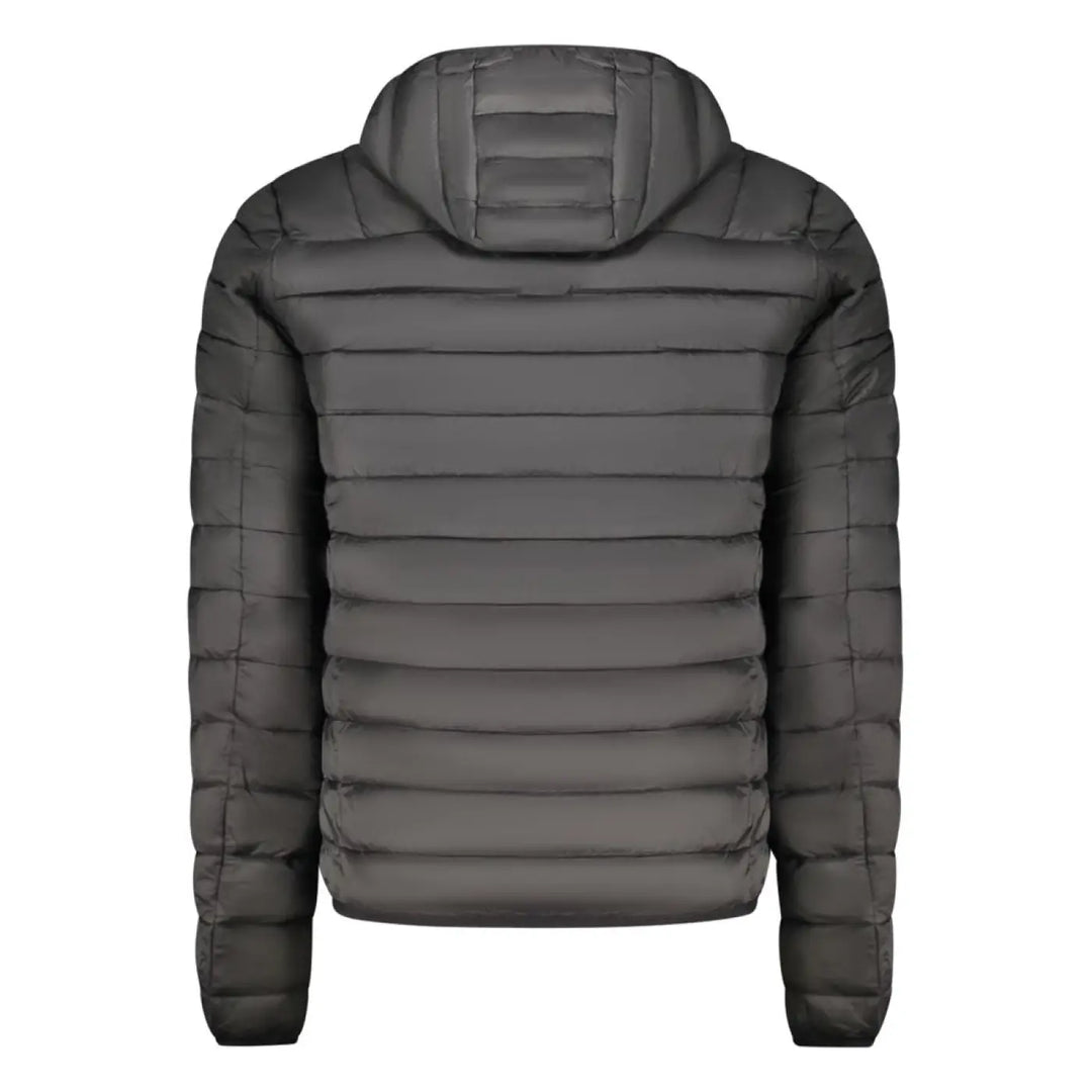 Cavalli Class Black Polyester Light Jacket