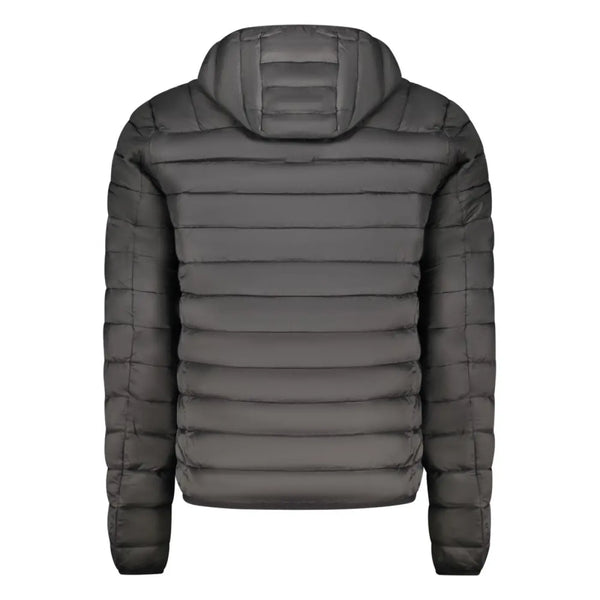 Cavalli Class Black Polyester Light Jacket