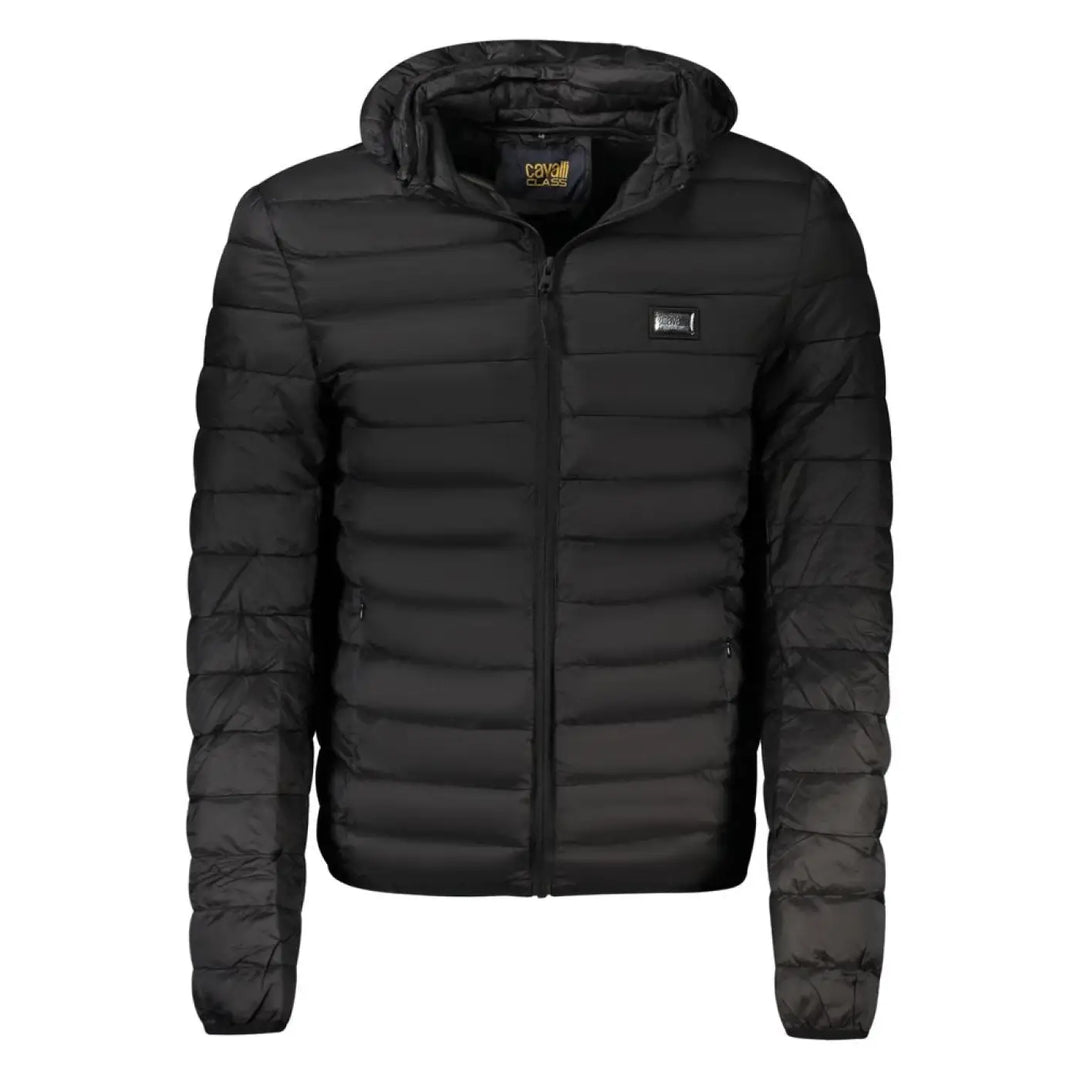 Cavalli Class Black Polyester Men’s Jacket