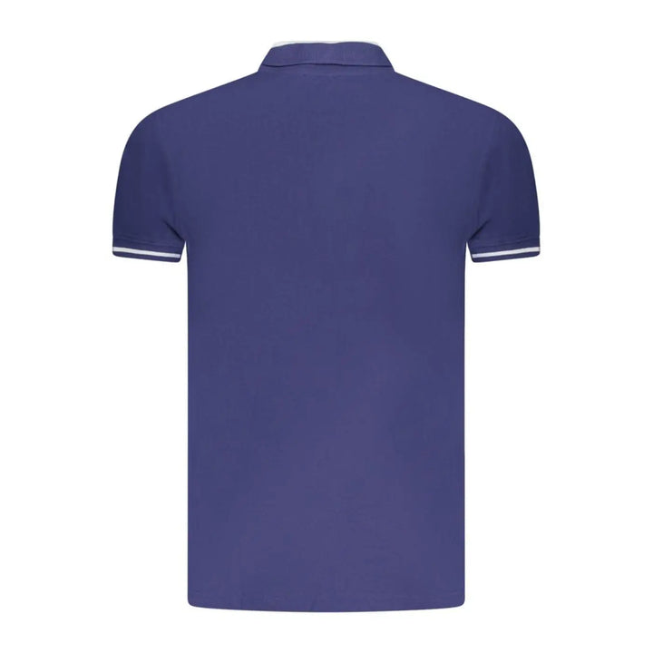 Cavalli Class Blu Cotton Men Polo