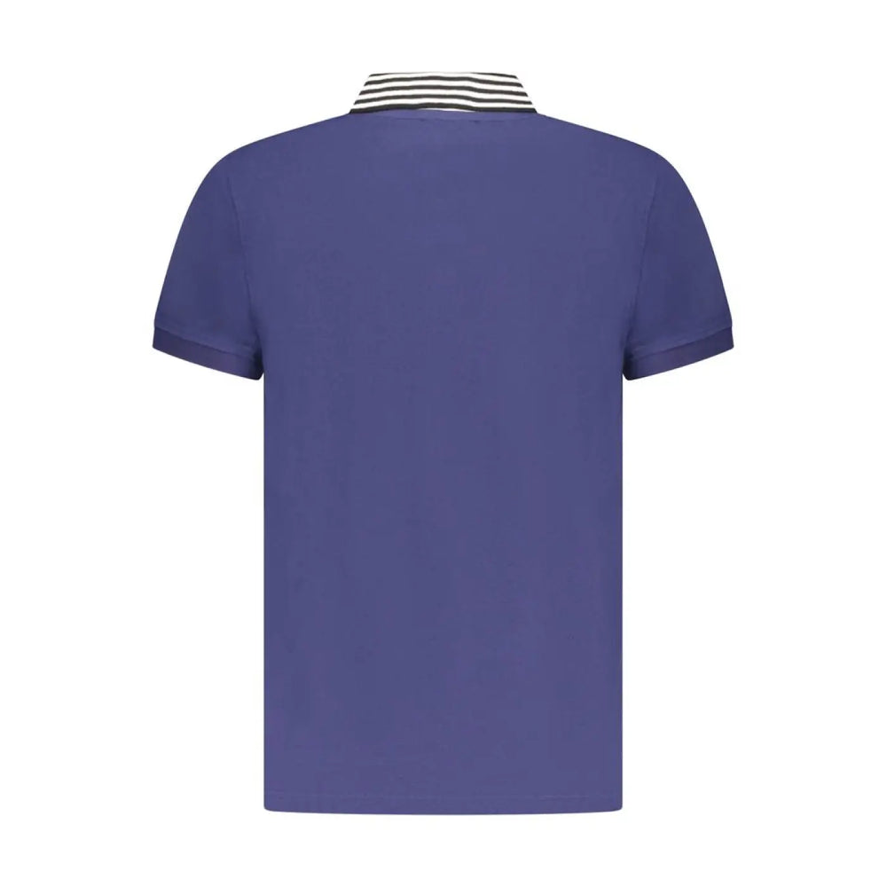 Cavalli Class Blu Cotton Men Polo