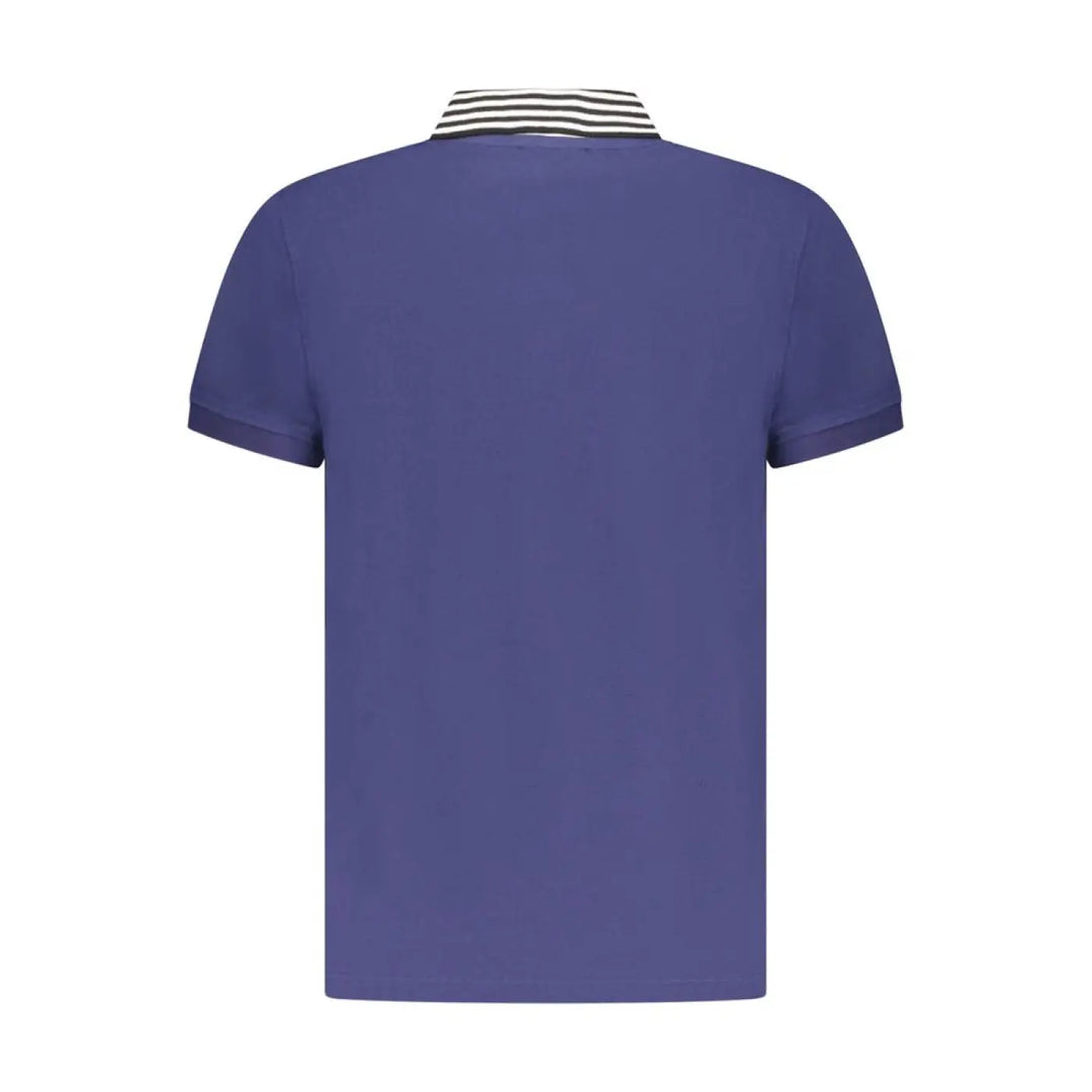 Cavalli Class Blu Cotton Men Polo
