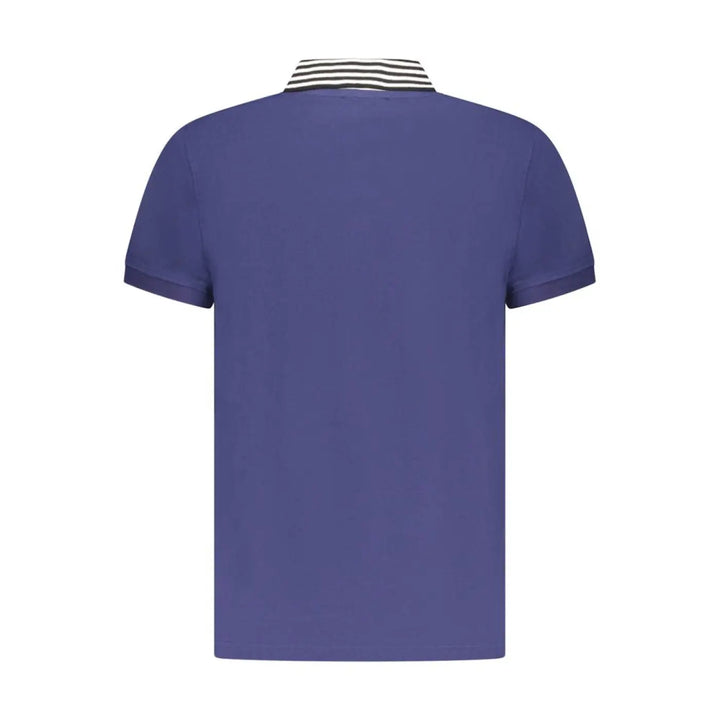 Cavalli Class Blu Cotton Men Polo