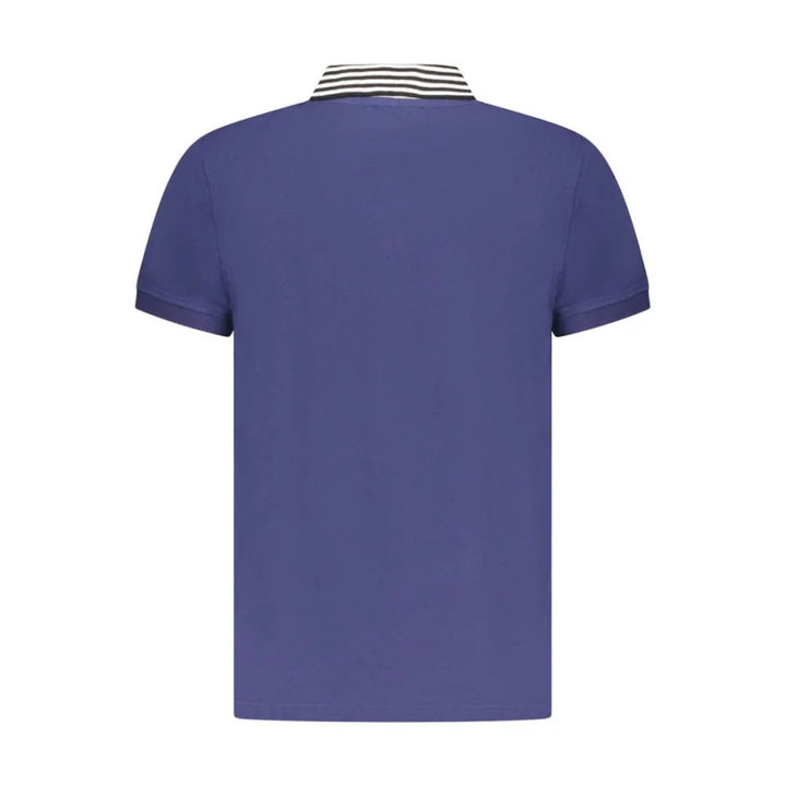 Cavalli Class Blu Cotton Men Polo