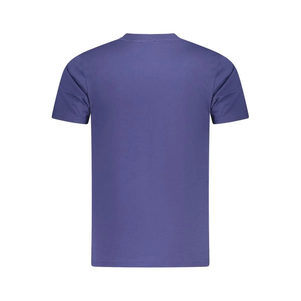 Cavalli Class Blu Cotton Men T-shirt