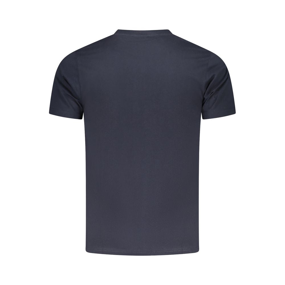 Cavalli Class Blu Cotton Men T-shirt