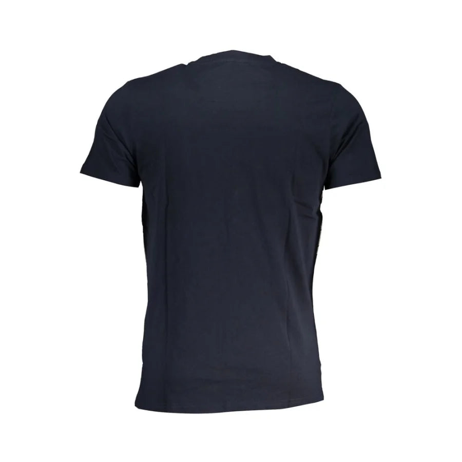 Cavalli Class Blu Cotton Men T-Shirt