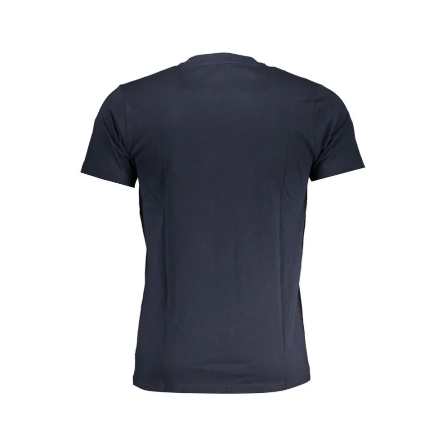 Cavalli Class Blu Cotton Men T-Shirt