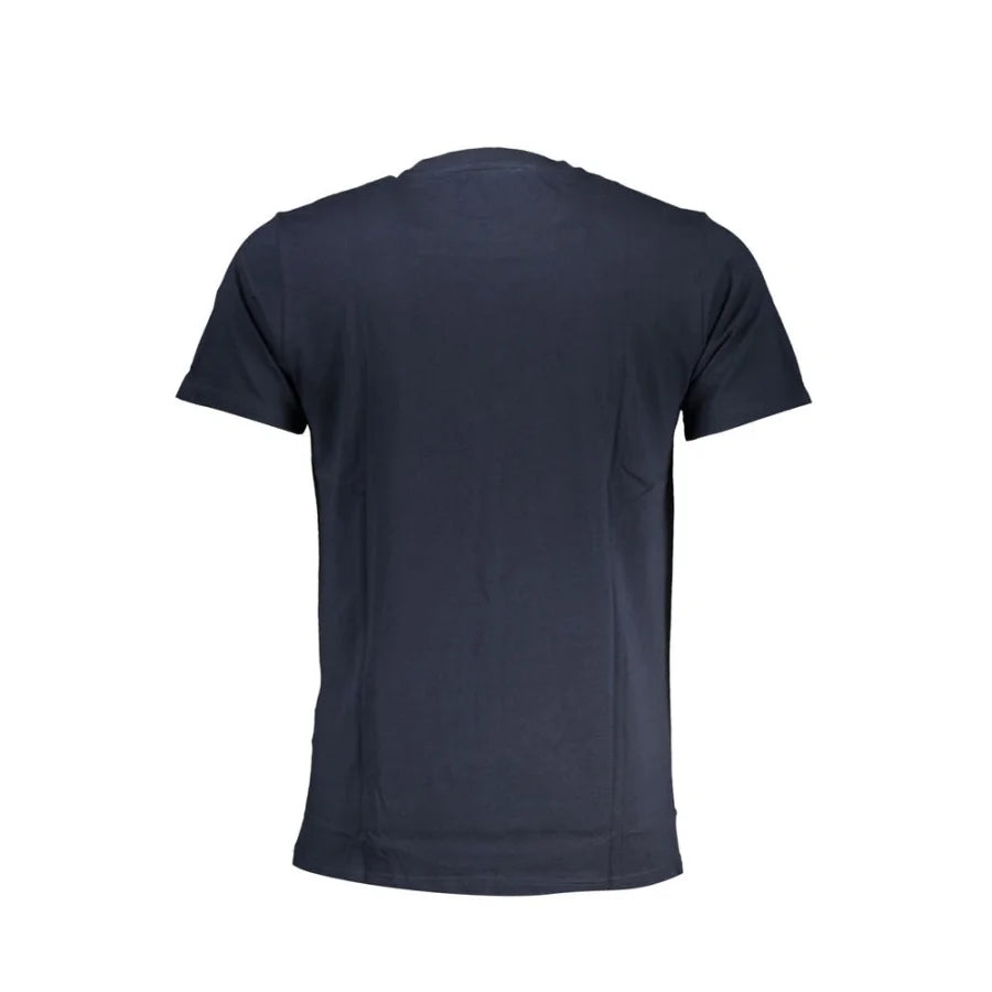 Cavalli Class Blu Cotton Men T-Shirt