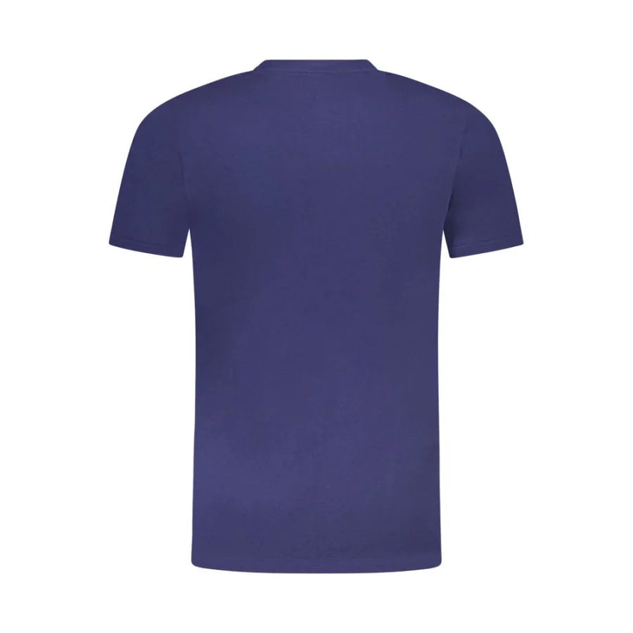 Cavalli Class Blu Cotton Men T-Shirt