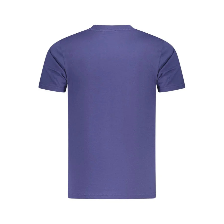 Cavalli Class Blu Cotton Men T-Shirt