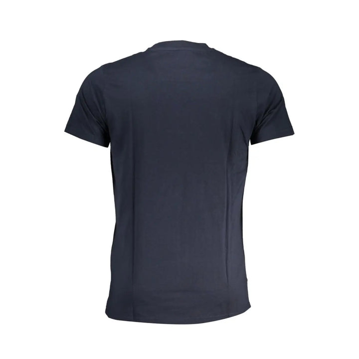 Cavalli Class Blu Cotton Mens T-shirt