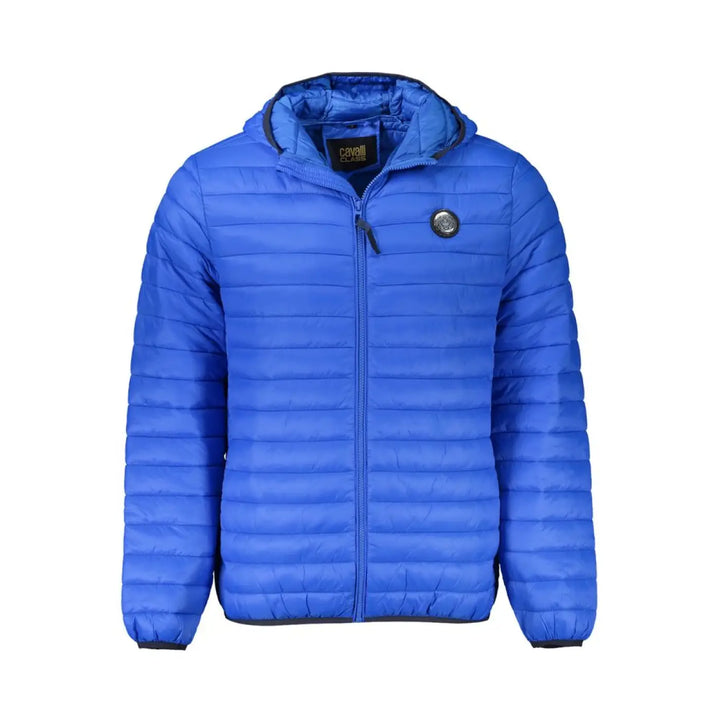 Cavalli Class Blu Poliammide Men’s Jacket