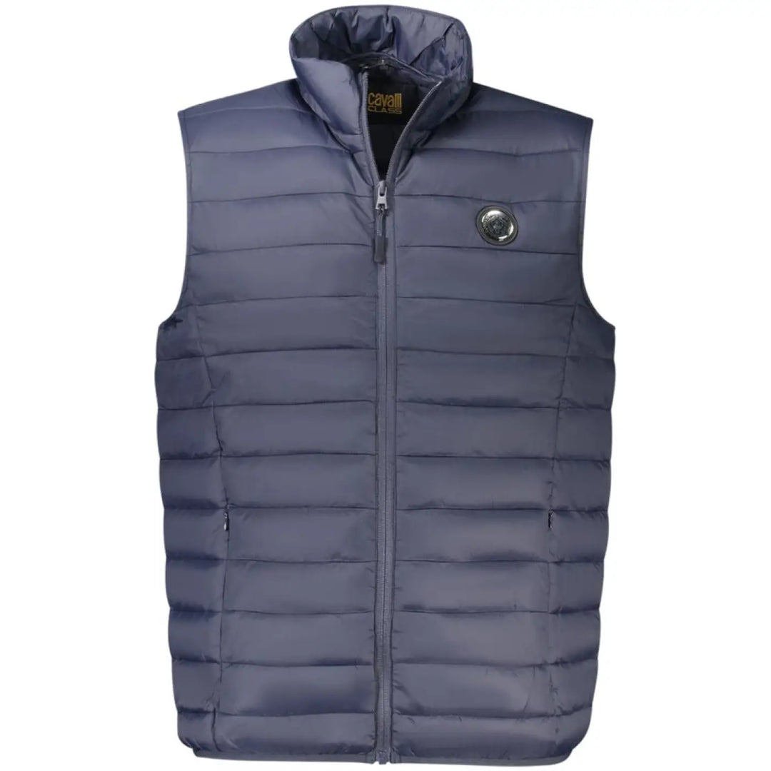 Cavalli Class Blu Polyester Men’s Jacket