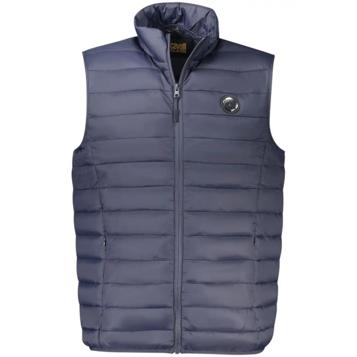 Cavalli Class Blu Polyester Men’s Jacket