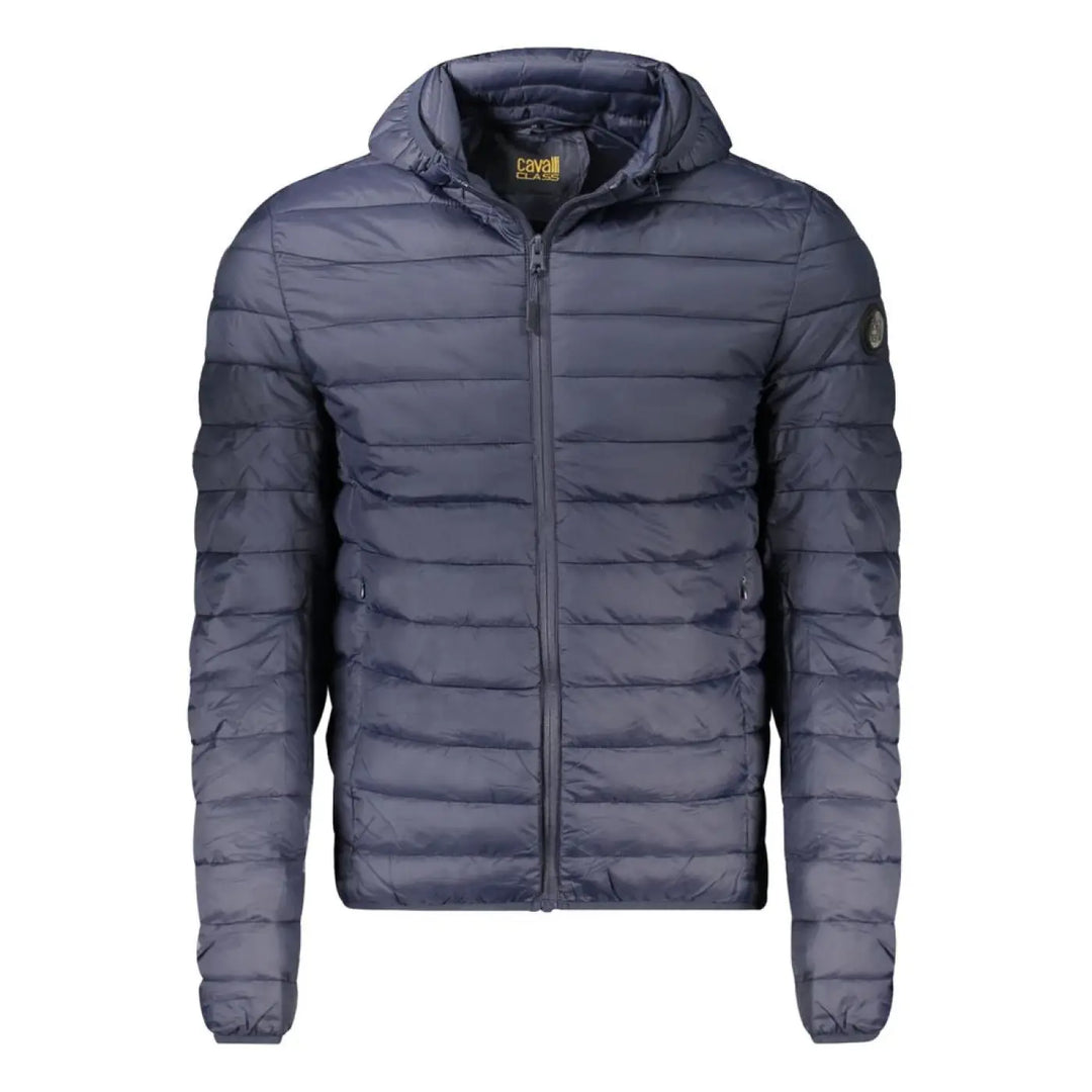 Cavalli Class Blu Polyester Men’s Jacket