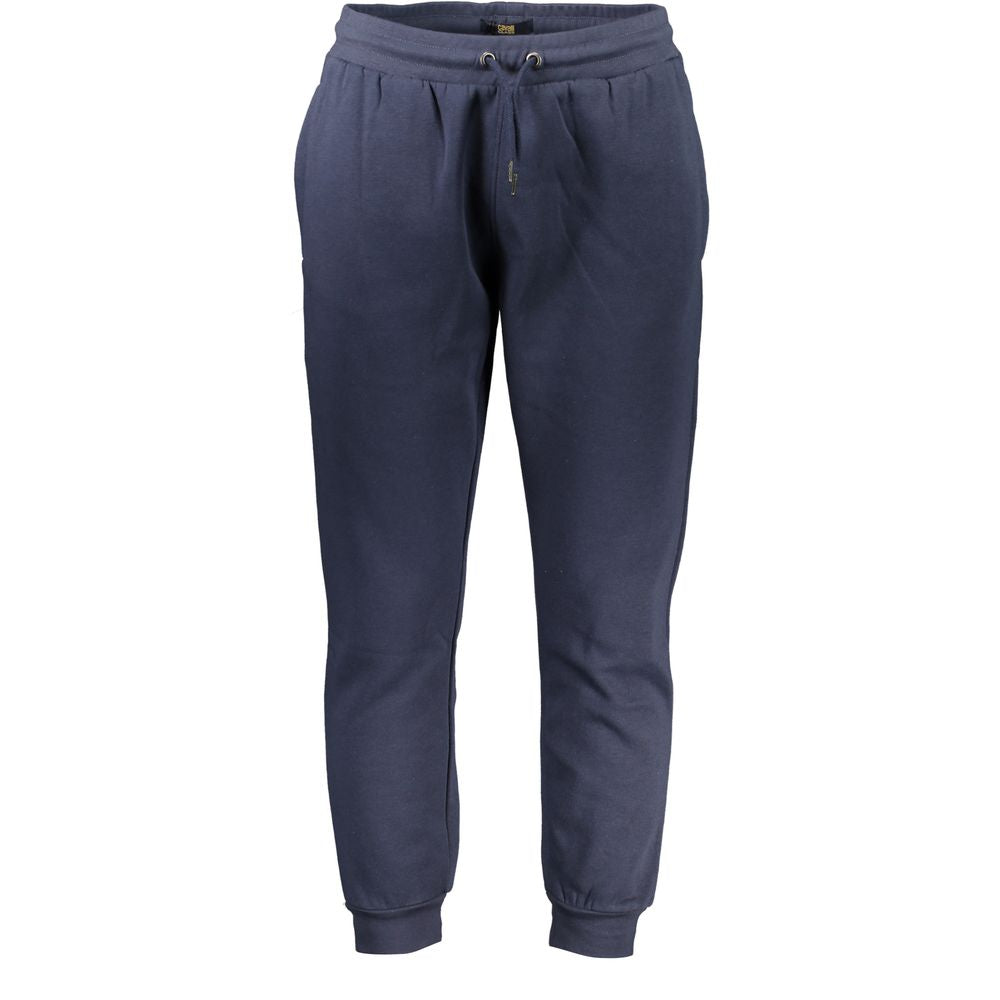 Cavalli Class Blu Polyester Men’s Track Pant