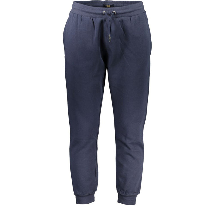 Cavalli Class Blu Polyester Men’s Track Pant