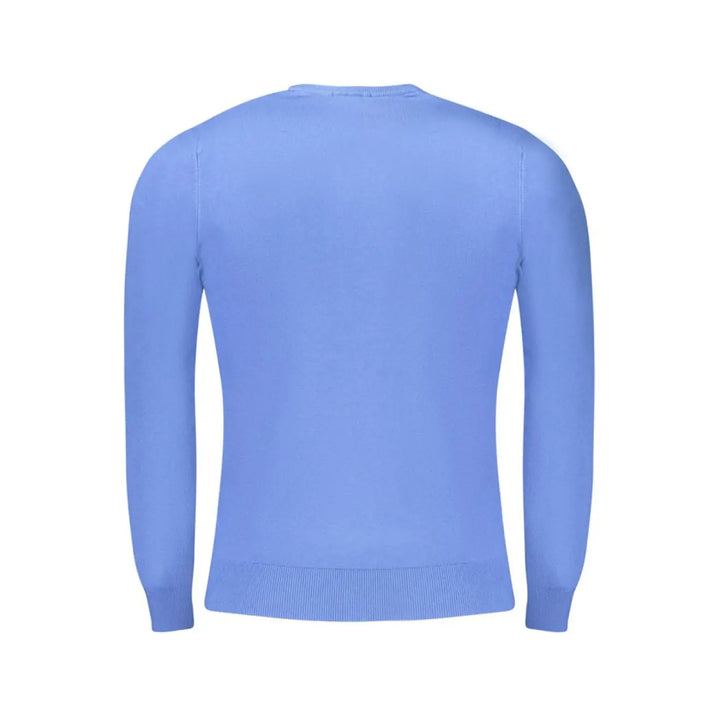 Cavalli Class Blu Viscosa Men Sweater