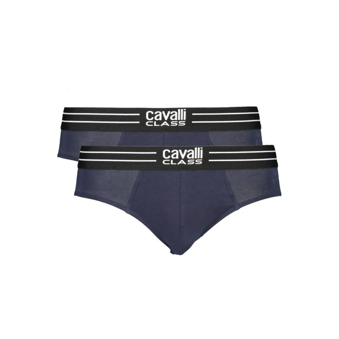 Cavalli Class Blue Cotton Men’s Brief